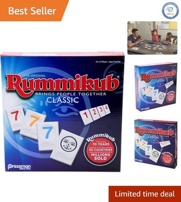 Rummikub: The Beloved Rummy Game with 106 High-Quality Tiles | 2-4 Players