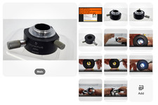 *CLEAN GLASS* OLYMPUS DIC NOMARSKI PRISM FOR MSPLAN 5X OBJECTIVE RMS 33894