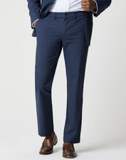 NEW J.CREW 248 NAVY SLIM FIT THOMPSON PERFORMANCE SUIT PANT SZ 32/32