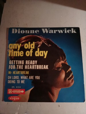 DIONNE WARWICK: Any old time of day 7'' 45 Tour Mr Heartbreak VOGUE 