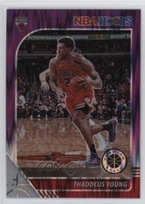 2019 Panini NBA Hoops Premium Stock Purple Flash Prizm 20/35 Thaddeus Young 1o5m