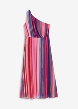 One Shoulder-Maxikleid Gr. 44/46 Bunt Abendkleid Partykleid Neu