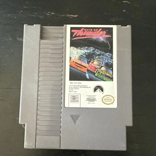 Days Of Thunder Nintendo NES. Game Only. Working.