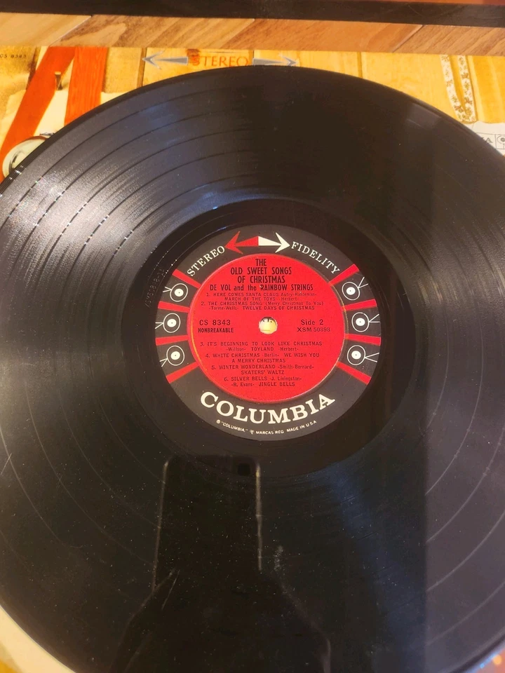 The Old Sweet Songs Of Christmas With De Vol And The Rainbow Strings Record Foto 4 de 4