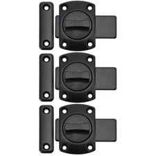 3 Pack Gate Latch Security Shed Lock Locks outside Door Sliding Bolt