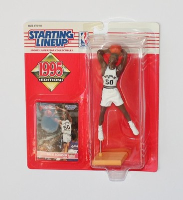 David Robinson - San Antonio Spurs 1995 Figur + Karte NBA Starting Lineup