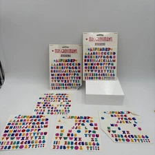 Mrs. Grossman's Vintage LARGE Square 8 Sheet of Stickers Missing Stickers 1999