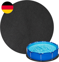 Pool Unterlage, Poolunterlage, Poolmatten Schutzboden 4 Meter Rund, Bodenschutzm