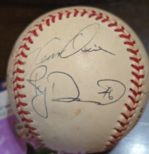 Auto 1999 Florida Marlins Team 6 Signature Baseball Demster Orie Springer Dempst - Picture 5 of 7