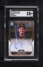 2023 Bowman Chrome Prospect Auto Rayner Arias #CPA-RA SGC 10 GEM Auto ff8