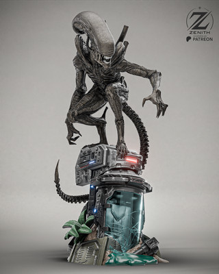 Xenomorph | Zenith Studios | UNPAINTED | 1/6 Scale Resin Kit