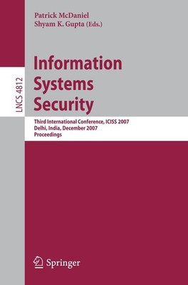 Information Systems Security Patrick McDaniel
