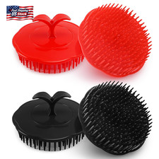 NICEMOVIC Scalp Scrubber Shampoo Brush 4 Pack, Scalp Massager for Hair Growth