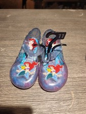 Disney Store The Little Mermaid Mary Jane Jelly Shoes Flats 11c