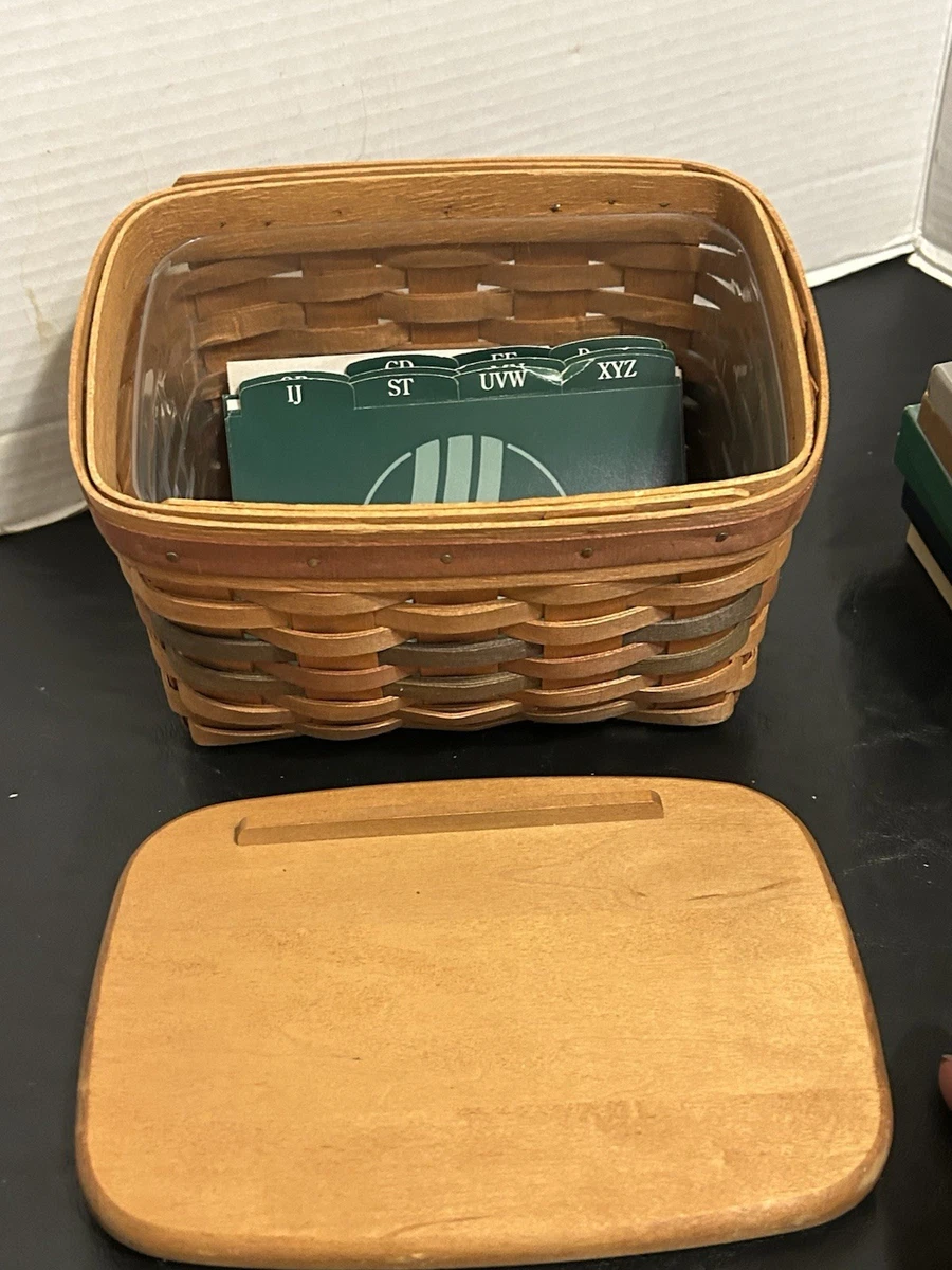 longaberger recipe basket lid products for sale | eBay