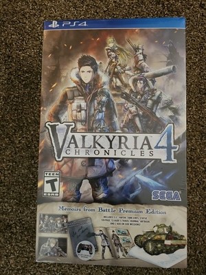 PS4 Valkyria Chronicles 4 Memoirs From Battle Premium Edition Playstation 4 New