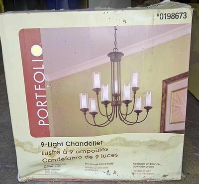*Portfolio 0198673 9-Light  Chandelier Oil-Rubbed Bronze
