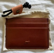 Gift Will Leather Goods Card Case RFID Classic Front Pocket Minimalist w Bag/Box