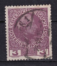 Austria 1913 Mi.Nr. 141 estampados