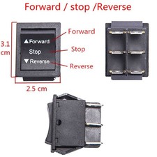 2 Pack Forward Reverse On Off On Switch for Ride On Cars and Electric Vehicles
