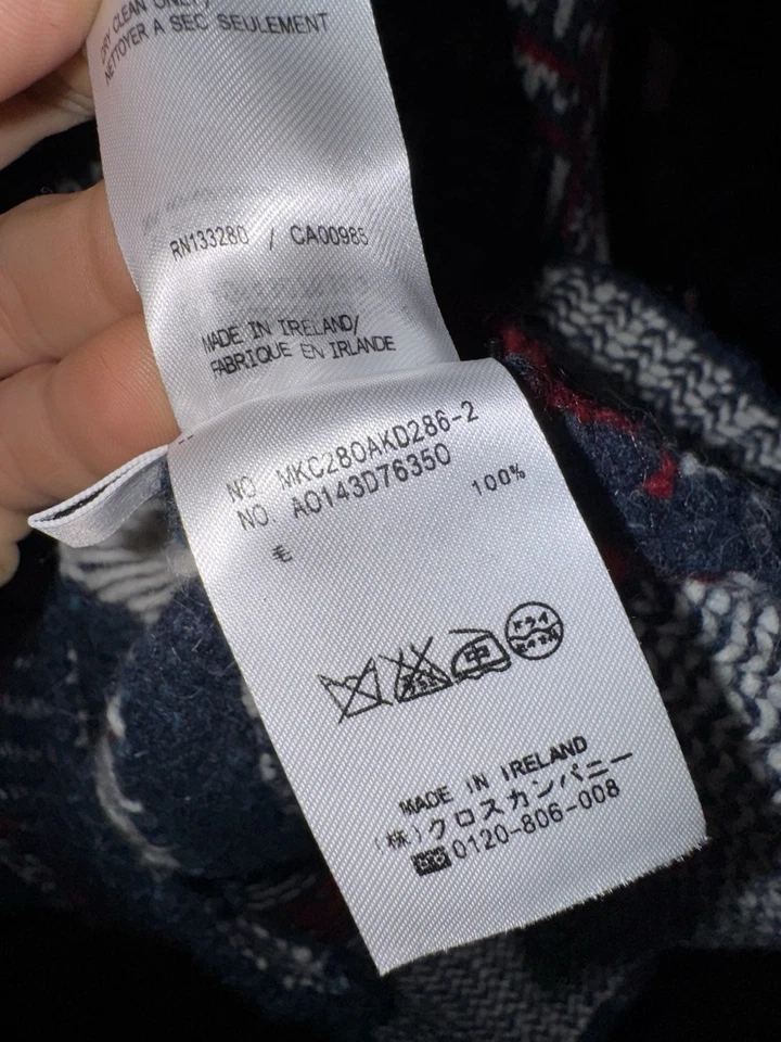 Thom Browne Hector Sweater size 1 Small Wool Mohair Fair Isle Knit Dog Ireland - Image 4 of 4