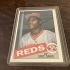Eric Davis Rookie 1985 Topps #627 NRMT Off Center Cincinnati Reds
