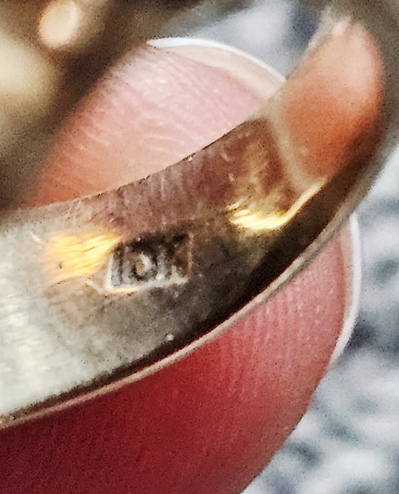 Anillo vintage de oro de 10K para hombre con camafeo de ojo de tigre tallado | Doble cara de guerrero  Foto 4 de 4