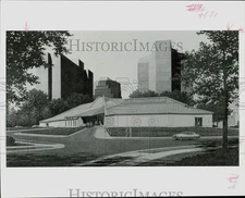 1994 Press Photo Sketch of the Kemper Museum of Contemporary Art and Design