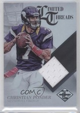 2012 Limited Threads 65/99 Christian Ponder #64 7l6