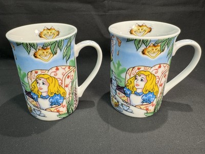 Alice in Wonderland's 2010 Cafe Cheshire Cat Coffee Cup Mug Paul Cardew Design