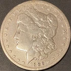 1886-S MORGAN SILVER DOLLAR  FINE LOW MINTAGE 90% SilveR  FAST  SHIPPING