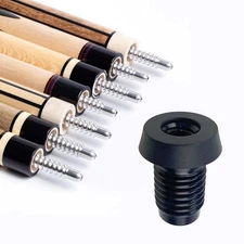 Billiard Cue Bottom Cover Billiard Rubber Block Extension Practical Portable