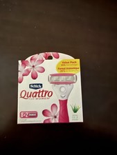 Schick Quattro Rasierklingen-Nachfüllpack mit 4 Klingen Vorteilspack
