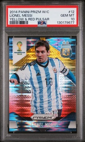 World Cup Lionel Messi 2014 Panini Prizm World Cup Lionel Messi #12 Red