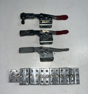 Horizontal Manual Hold Down Toggle Locking Clamp 215-U by DESTACO Set of 3