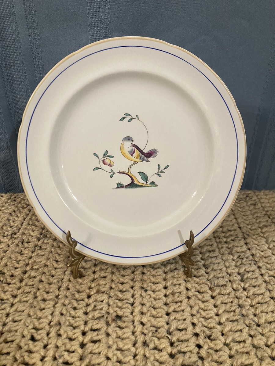Vintage SPODE “Queen's Bird” Y4973 8” Salad Excellent
