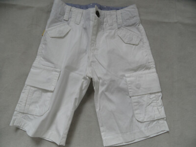 Steiff beautiful cargo shorts white size 104 new st420