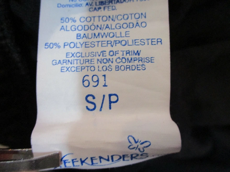 Conjunto de 2 piezas falda top Weekenders talla pequeña marrón sobre negro estampado de leopardo Foto 4 de 4