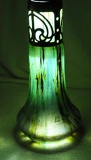 Wunderschöne Vase von Loetz (?): höhe ca. 15cm; mit Montierung. Aus Nachlass