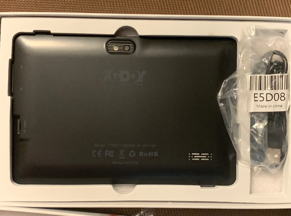 XGODY 16GB Android 8.1 Tablet PC 7 Inch Pad Dual Cam WiFi Quad-Core 1.3GHz T702 - Image 3 of 4