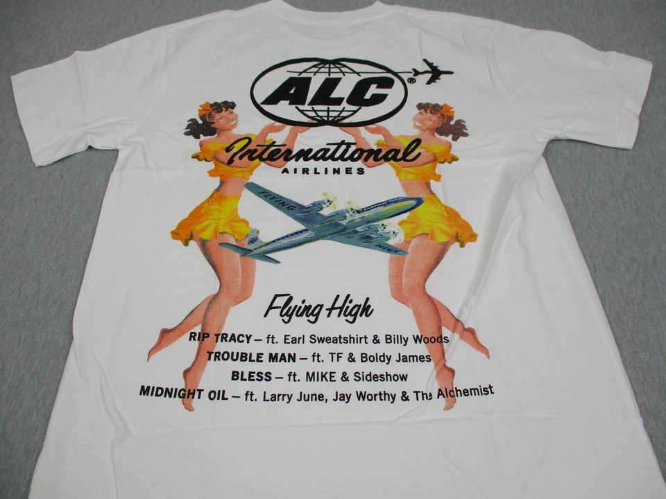 Camisa ALC Records Para Hombre Mediana Blanca Larry June Jay Worthy Boldy The Alchemist Foto 2 de 4
