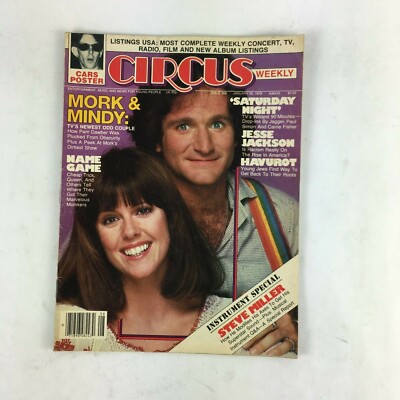 January 30,1979 Circus Magazine Mork & Mindy Jesse Jackson Havurot Name Game