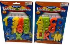 Magnetic Letters & Numbers Alphabet ABC 123 Magnets Magnet Children Child