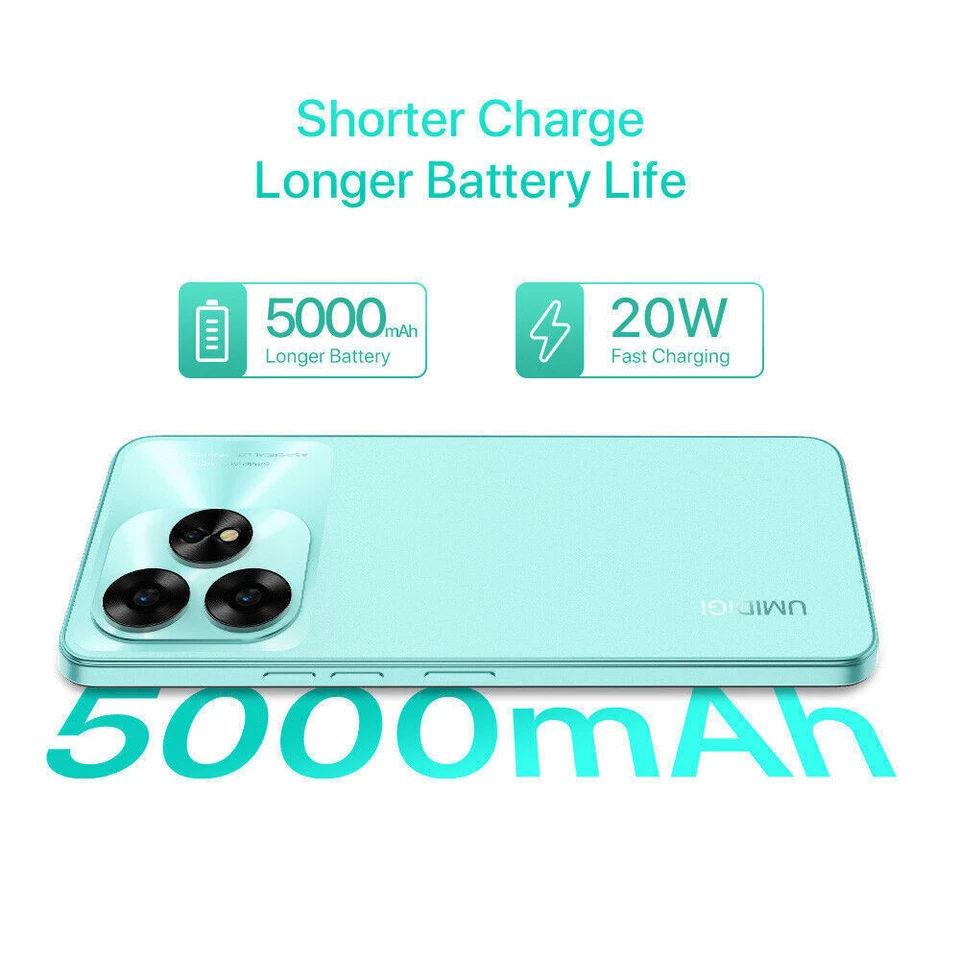 UMIDIGI A15 8GB+8GB 256GB 64MP Android NFC 6.7'' Dual SIM Unlocked Smartphone - Image 4 of 4