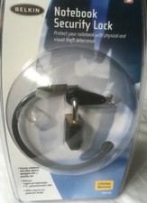 Belkin Notebook Security Lock - 6 ft with keys F8E550 , New Sealed Never Used