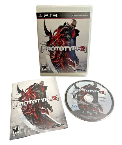 Prototype 2 (Sony PlayStation 3, PS3, 2012) w/ Manual Included