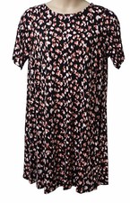 M&S Collection Womens Skater Dress size 18 Orange Mix Bnwt