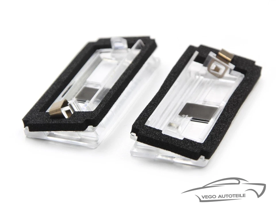 2x ORIGINAL LICHTSCHEIBE ABDECKUNG KENNZEICHENLEUCHTE FÜR BMW 3er E46  - Bild 3 von 3