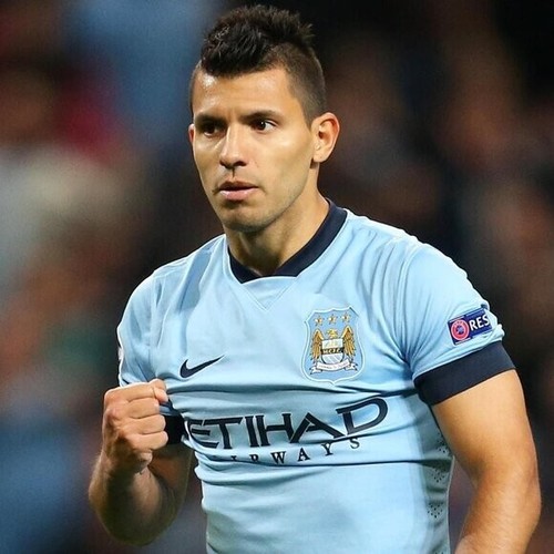 Aguero #16 Manchester City 2014/2015 Home ORIGINAL Adidas Soccer Jersey (M) - Picture 9 of 13