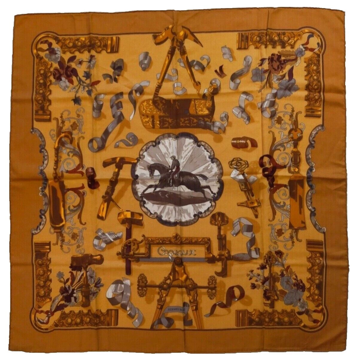 HERMÈS Cashmere Scarves & Wraps Brown for Women